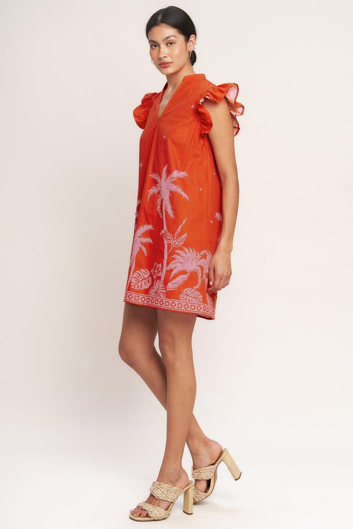Island State of Mind woven mini dress from KADOU Boutique