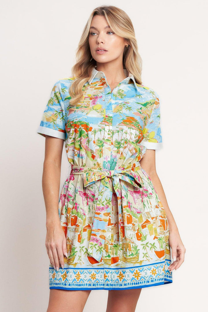Coastal Market woven mini dress from KADOU Boutique