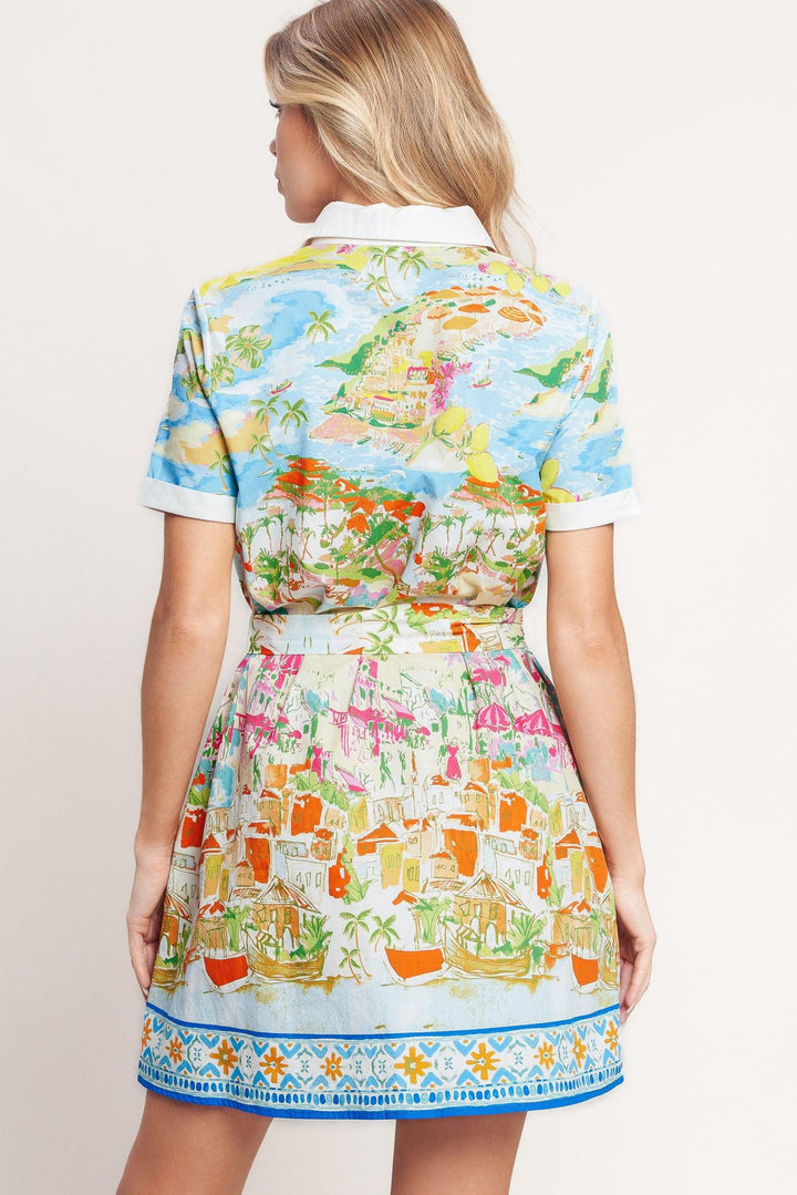 Coastal Market woven mini dress from KADOU Boutique