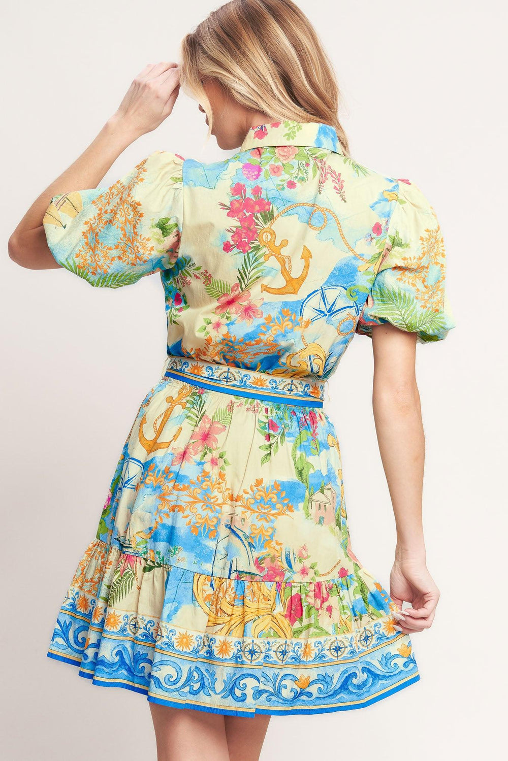 Meet Me in Paradise Woven Mini Dress from KADOU Boutique
