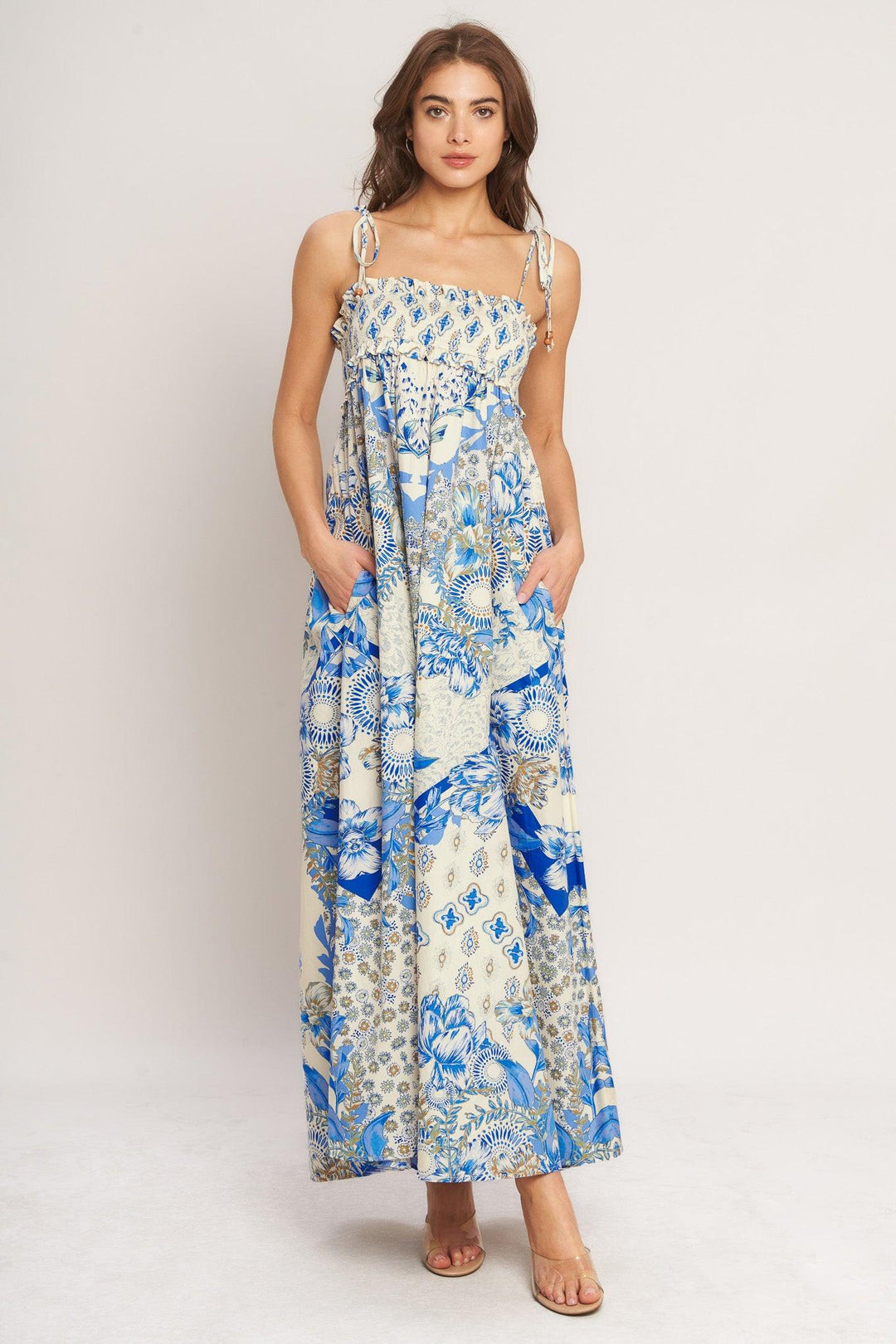 Coastal Dream Woven Maxi Dress from KADOU Boutique