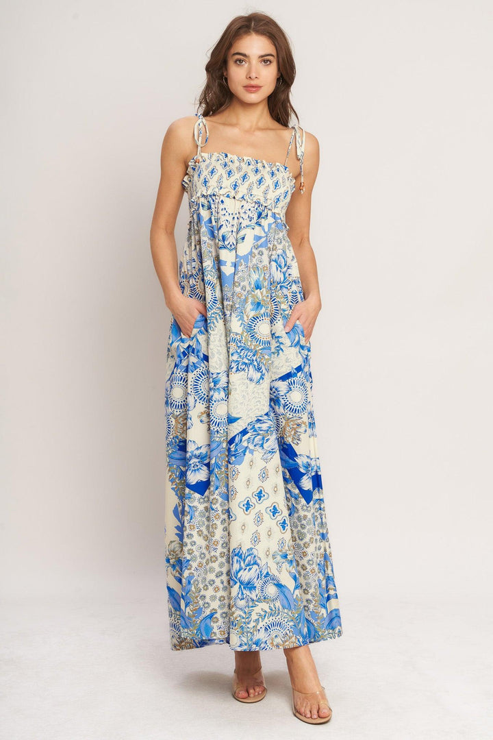 Coastal Dream Woven Maxi Dress from KADOU Boutique