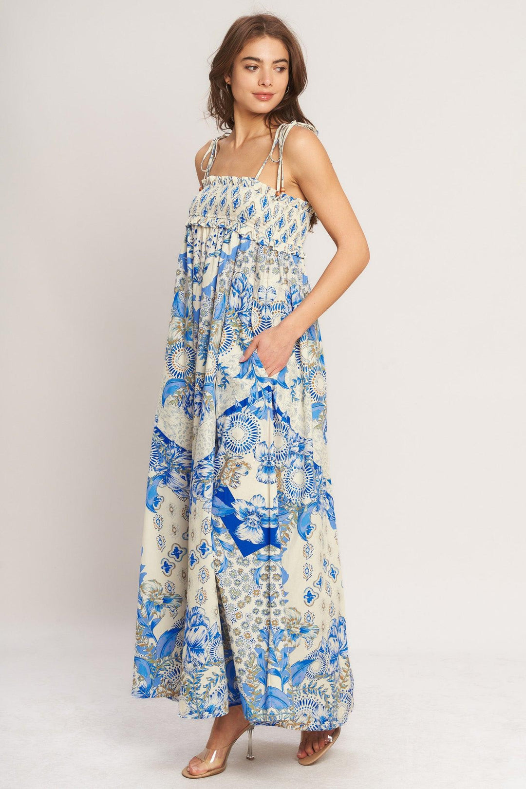 Coastal Dream Woven Maxi Dress from KADOU Boutique