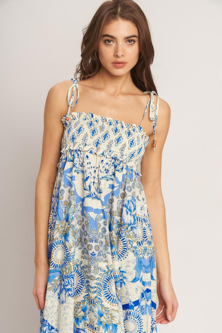 Coastal Dream Woven Maxi Dress from KADOU Boutique