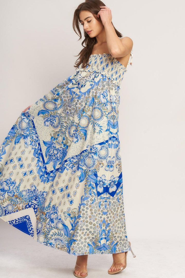 Coastal Dream Woven Maxi Dress from KADOU Boutique