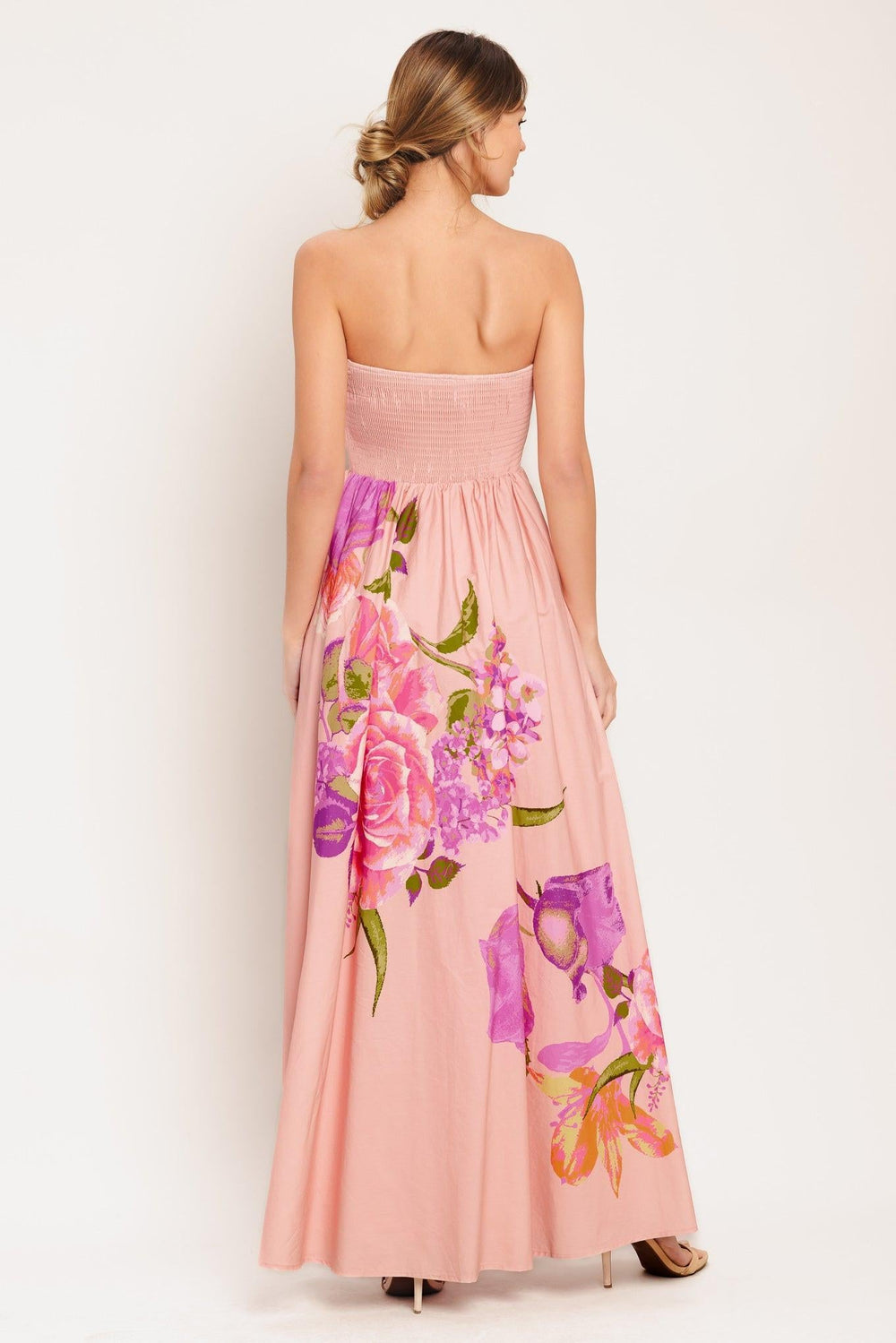 Rose Serenade Woven Maxi Dress from KADOU Boutique