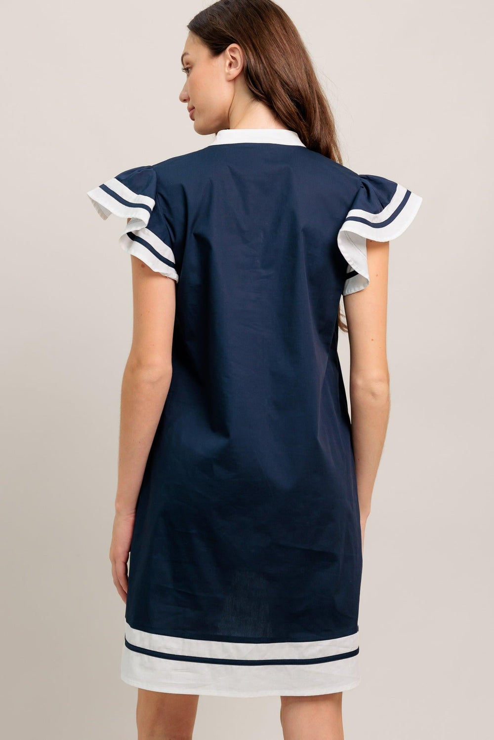 Portside Polish Woven Mini Dress from KADOU Boutique