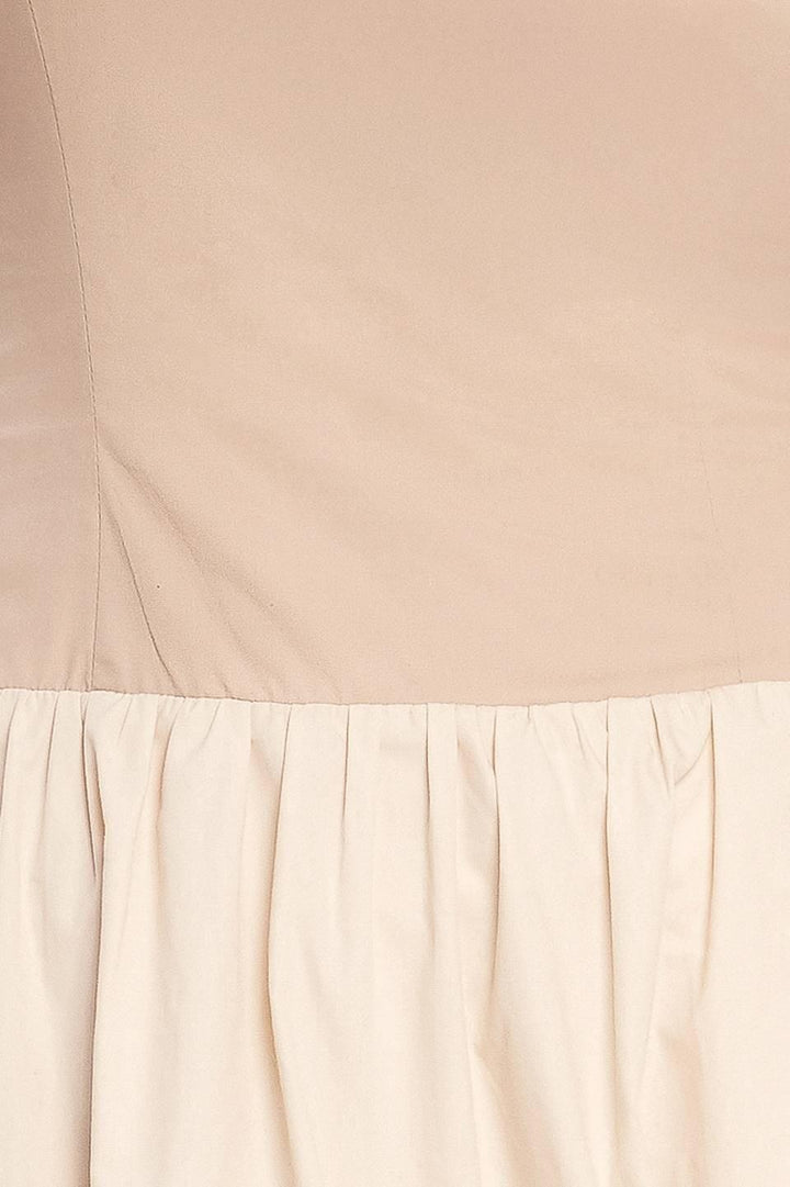 SPRING HARMONY COLOR BLOCKED MIDI DRESS