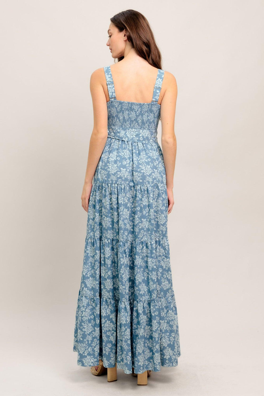 Modern Prairie Bloom Woven Maxi Dress from KADOU Boutique