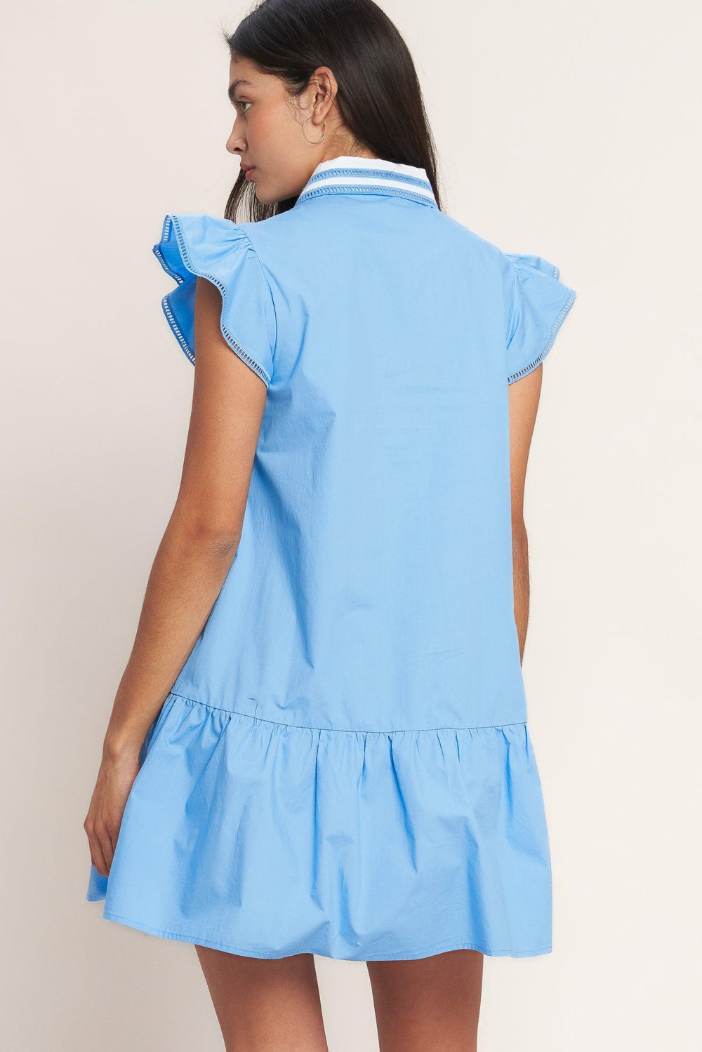 Sweet Days Woven Mini Dress from KADOU Boutique