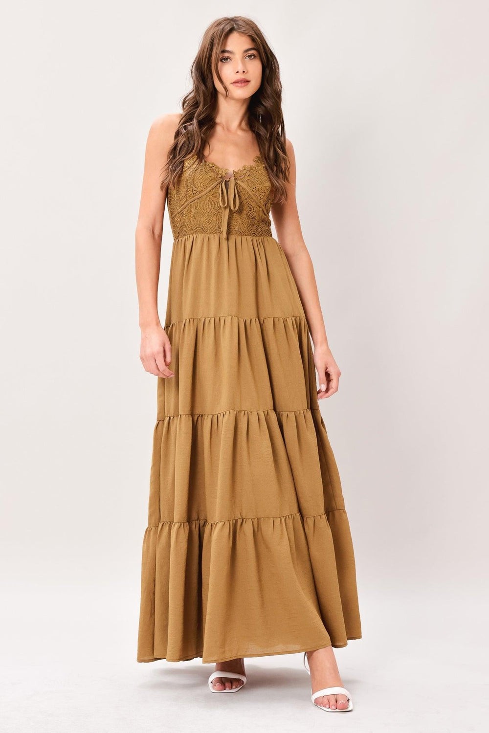 Nomad Bloom Woven Maxi Dress from KADOU Boutique