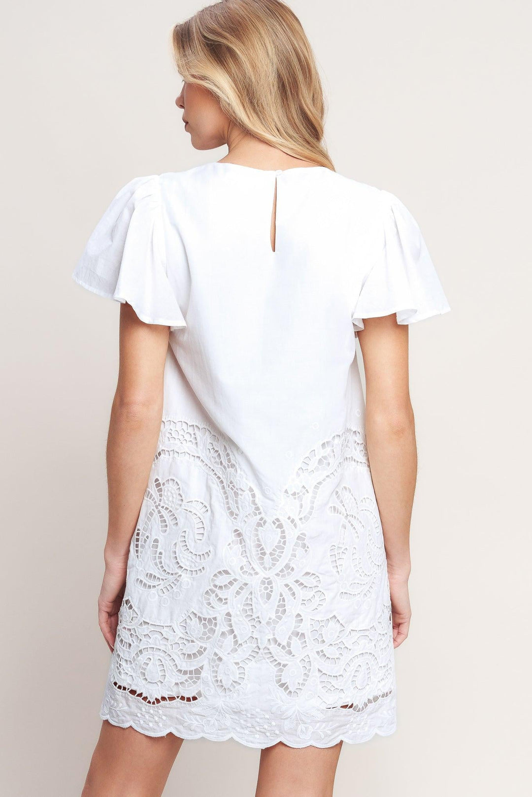All the Right Reasons Woven Eyelet Dress from KADOU Boutique