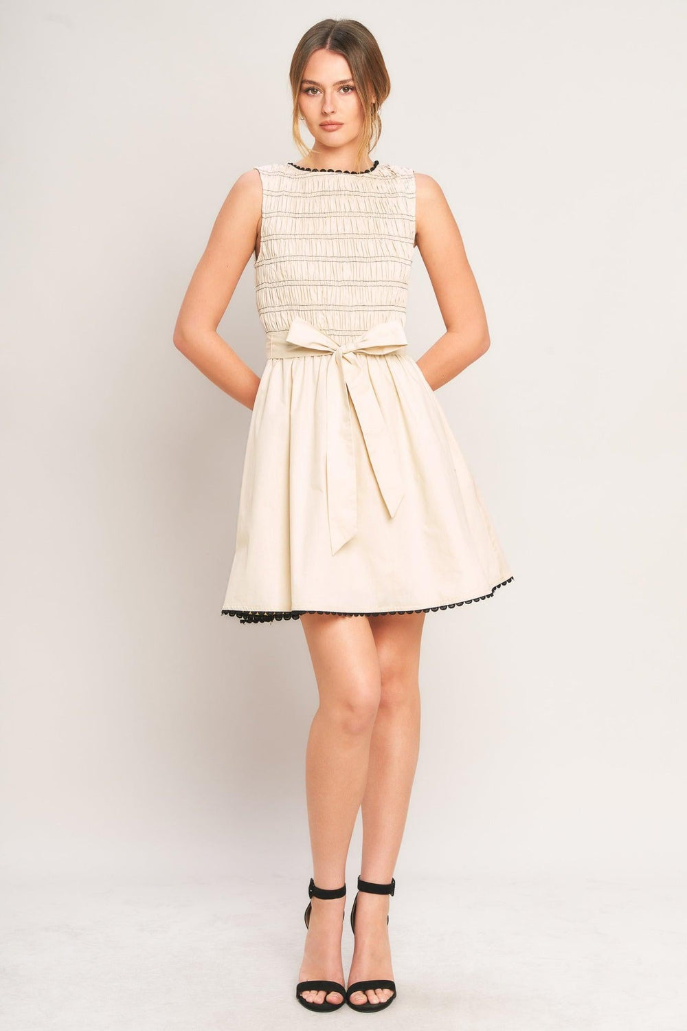 Lovely Escape Woven Mini Dress from KADOU Boutique