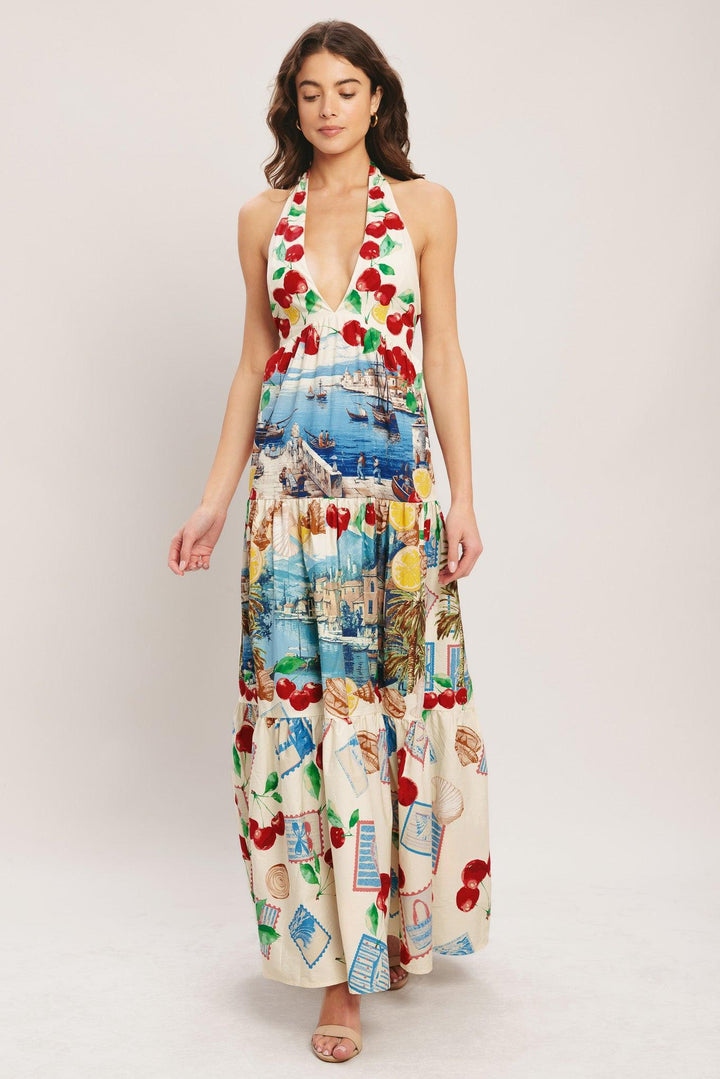 [PREORDER] ITALIAN RIVIERA DREAM WOVEN MAXI DRESS