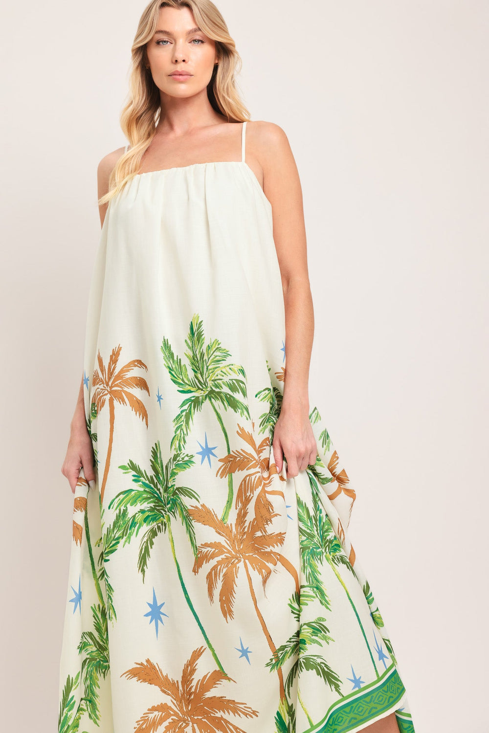 Caribbean Breeze Woven Maxi Dress from KADOU Boutique