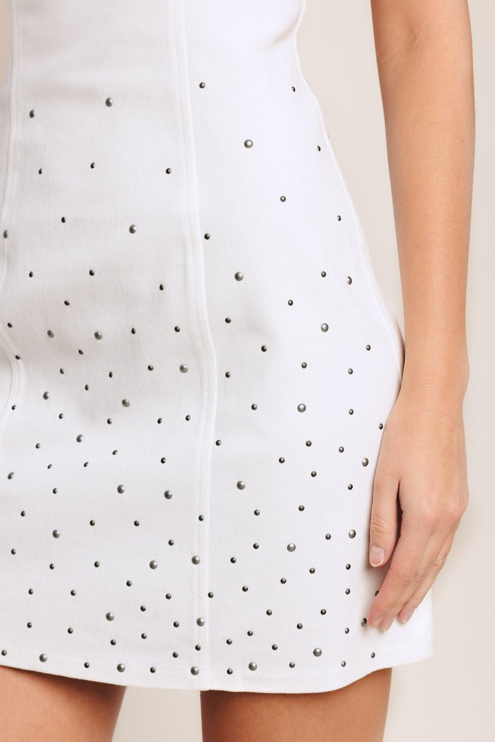 CITY TO COAST WOVEN MINI DRESS