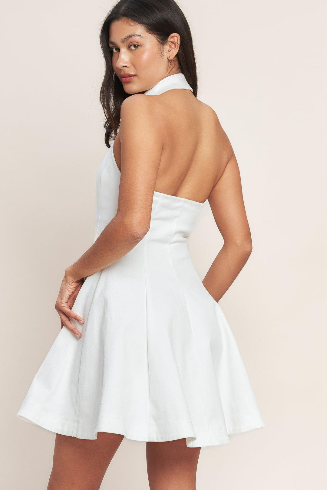 Always Adorable Woven Mini Dress from KADOU Boutique