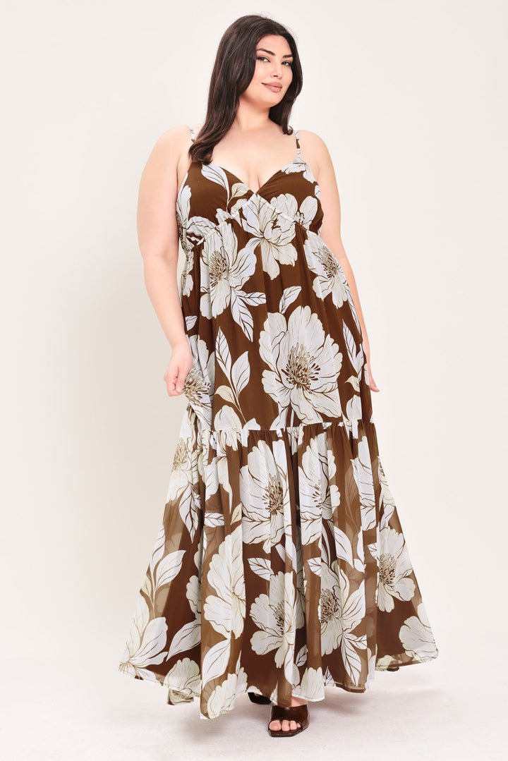DESERT BLOOM WOVEN MAXI DRESS