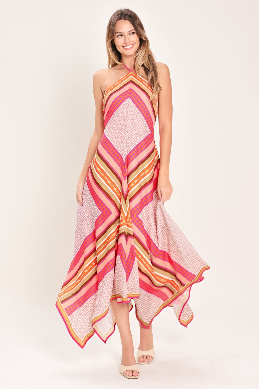Paradise Code Woven Midi Dress from KADOU Boutique