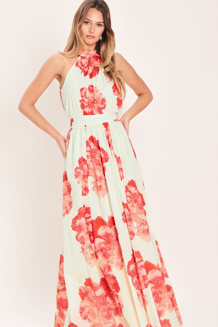 Blooming Love Woven Maxi Dress from KADOU Boutique