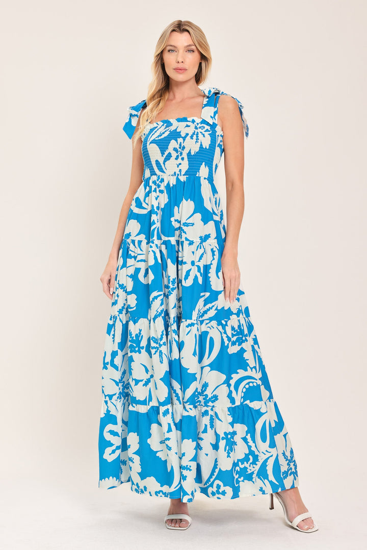 Tropically Yours Woven Maxi Dress from KADOU Boutique
