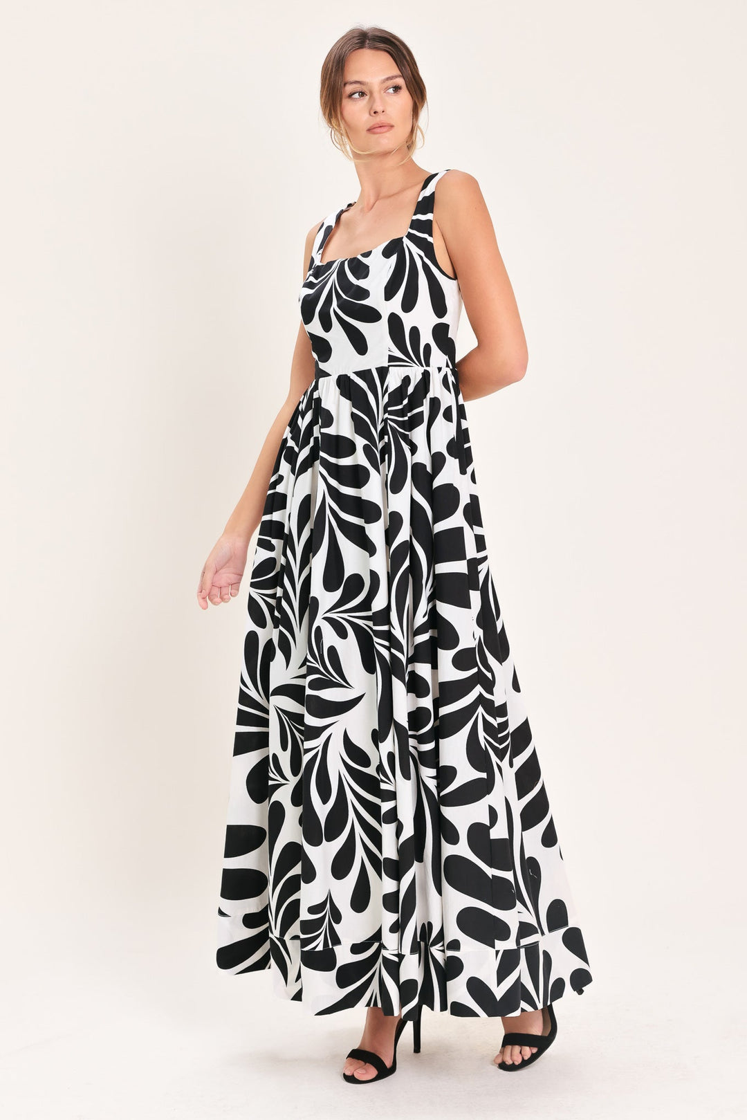 Mono Bloom Woven Maxi Dress from KADOU Boutique