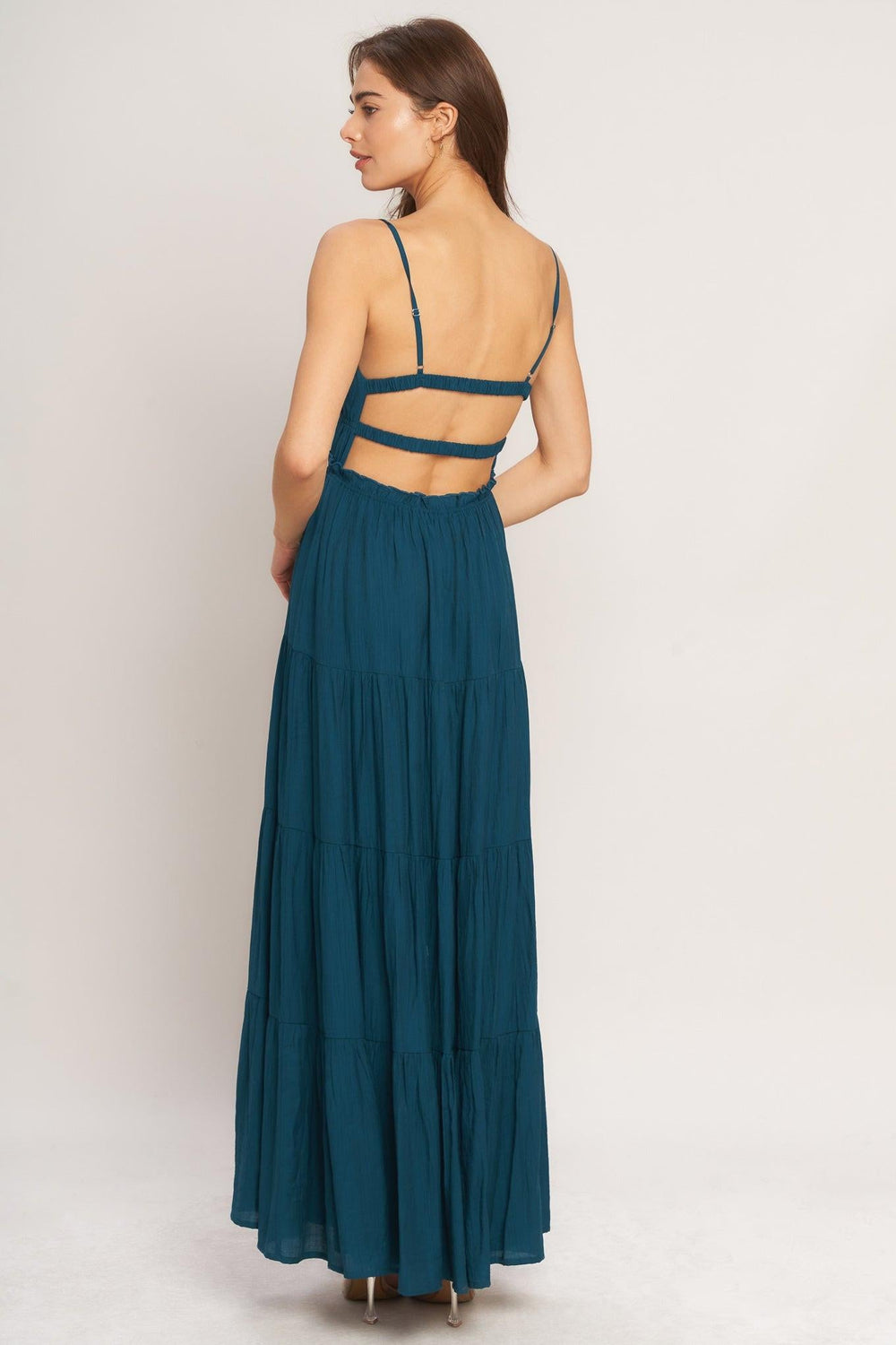 Ocean Breeze Woven Maxi Dress from KADOU Boutique