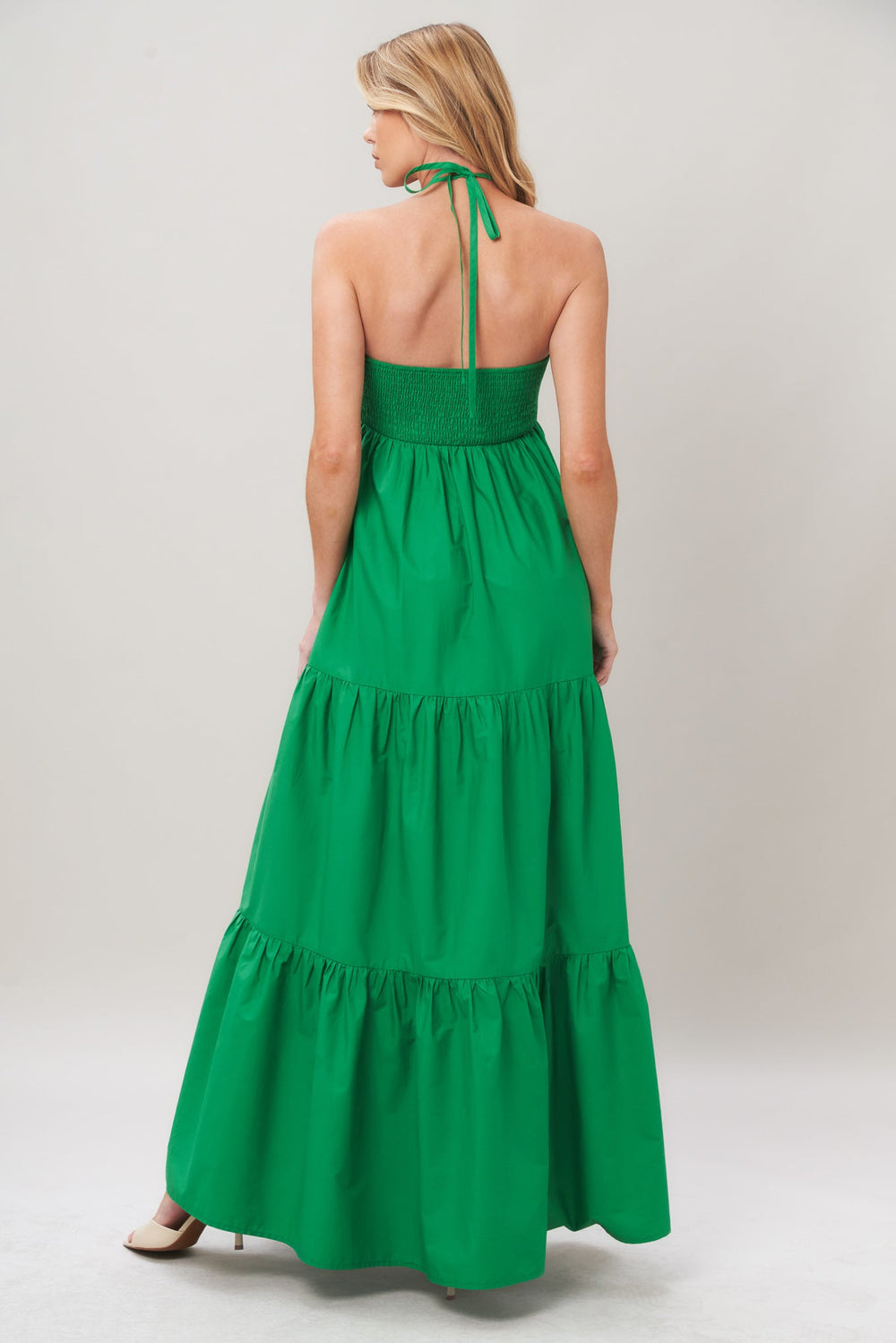 Tropic Statement Woven Maxi Dress from KADOU Boutique