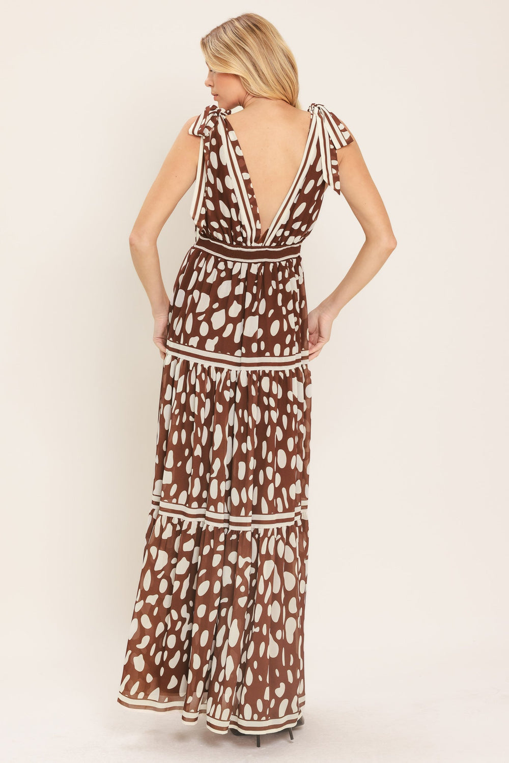 Spiced Terrain Woven Maxi Dress from KADOU Boutique