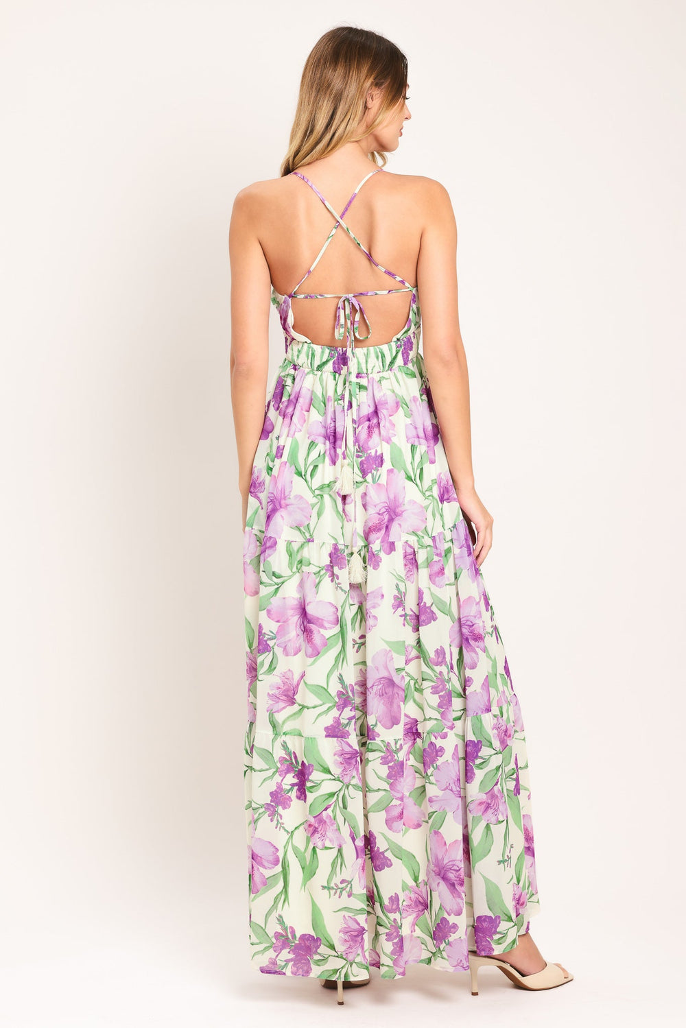 Garden Sweetheart Woven Maxi Dress from KADOU Boutique