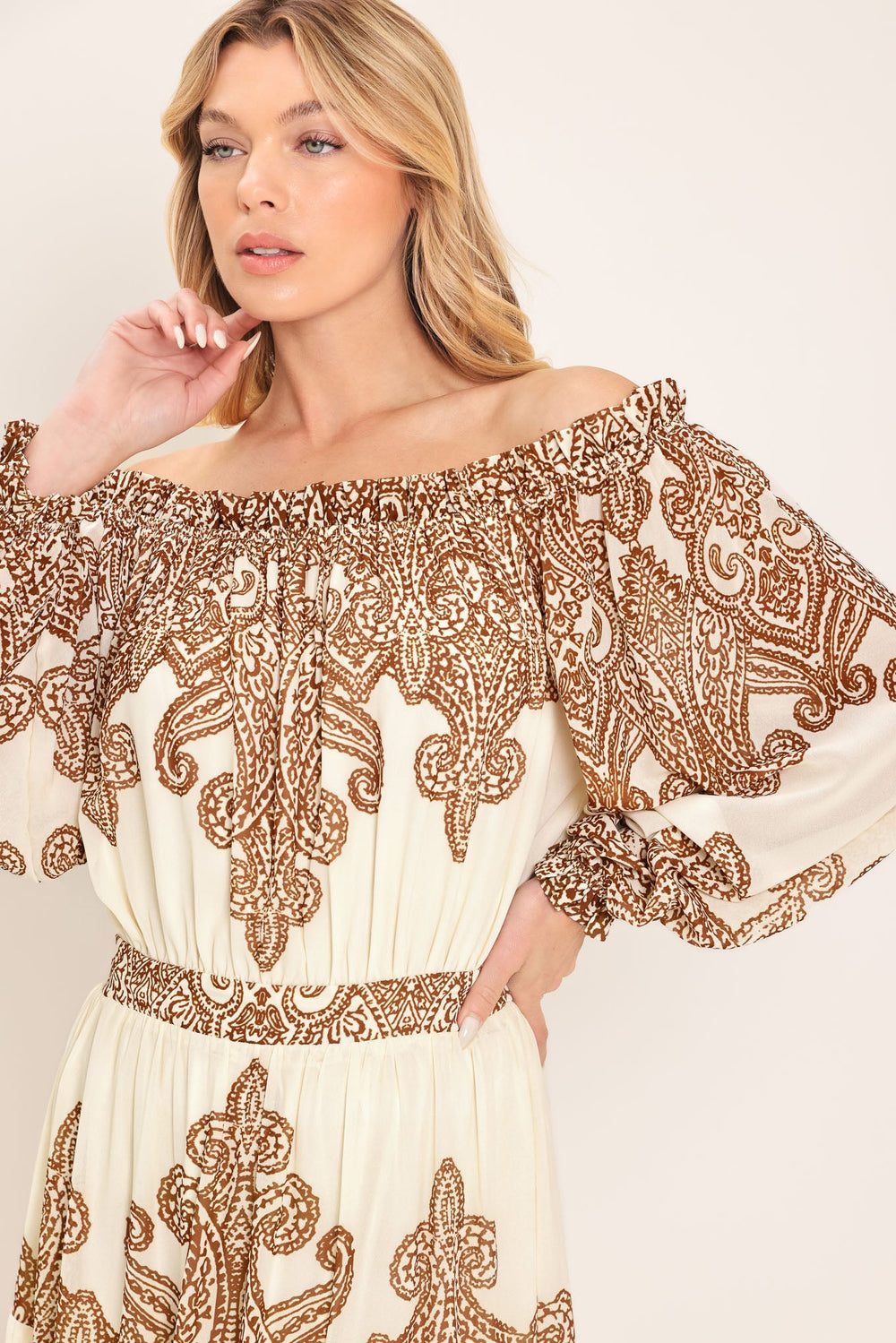 Bella Terra Woven Maxi Dress from KADOU Boutique