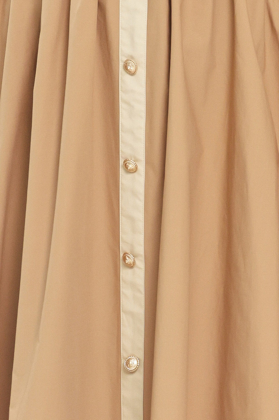 SANDSTONE SWEETHEART WOVEN MIDI DRESS