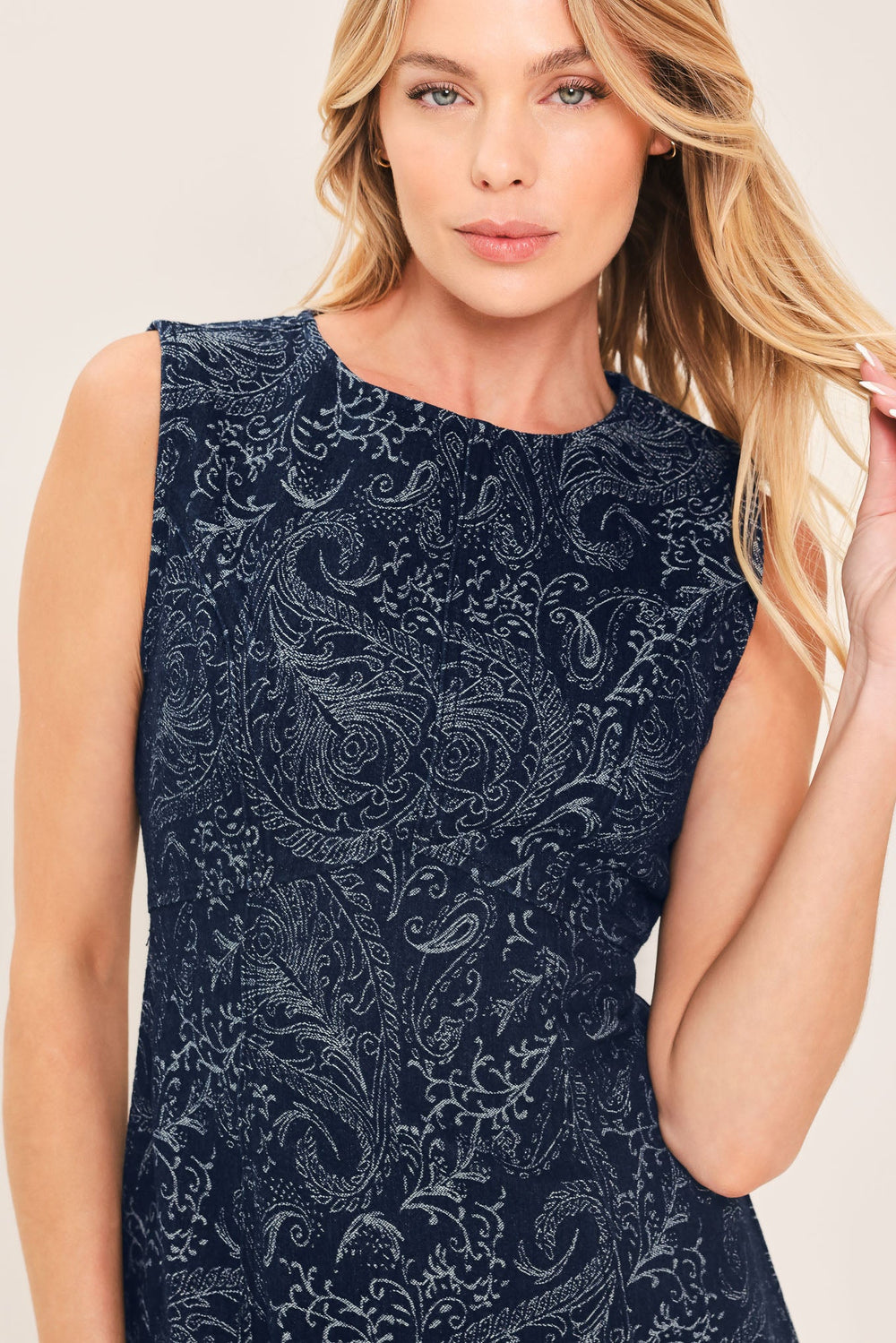 Starlight Charm Woven Mini Dress from KADOU Boutique