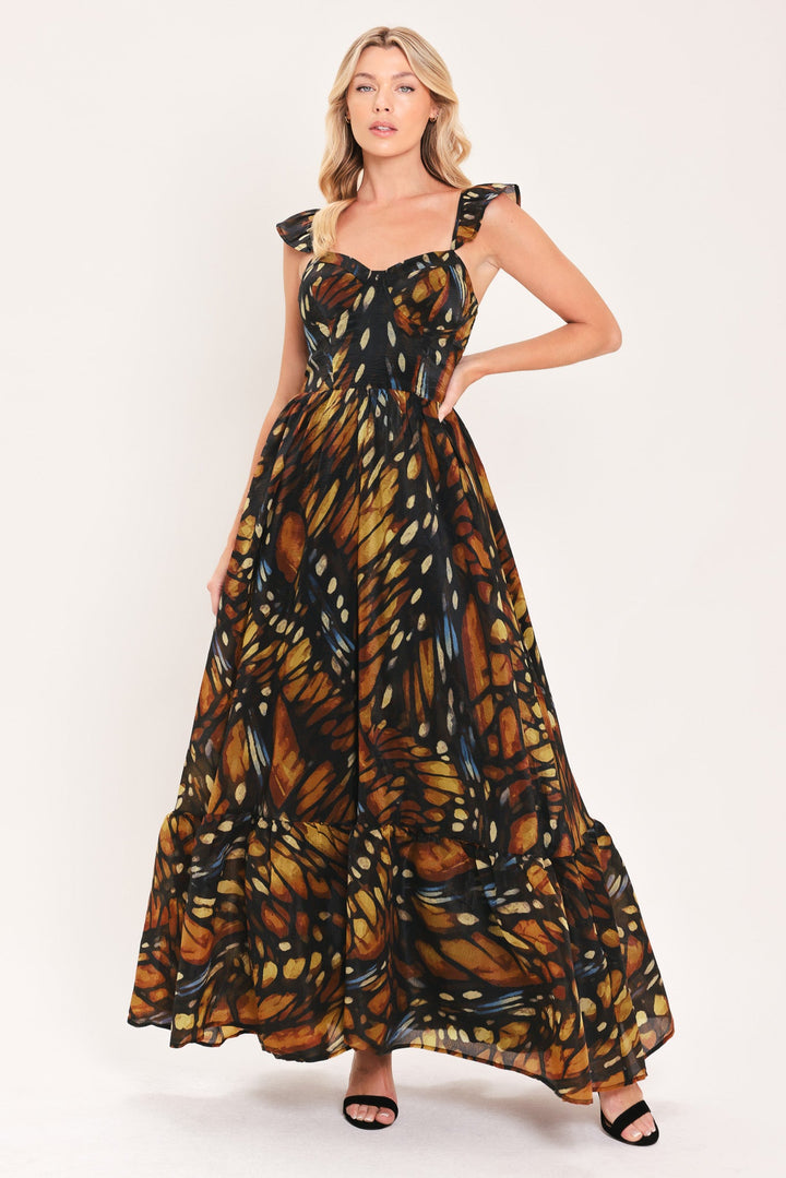 Emberwing Garden Gown Woven Maxi Dress from KADOU Boutique