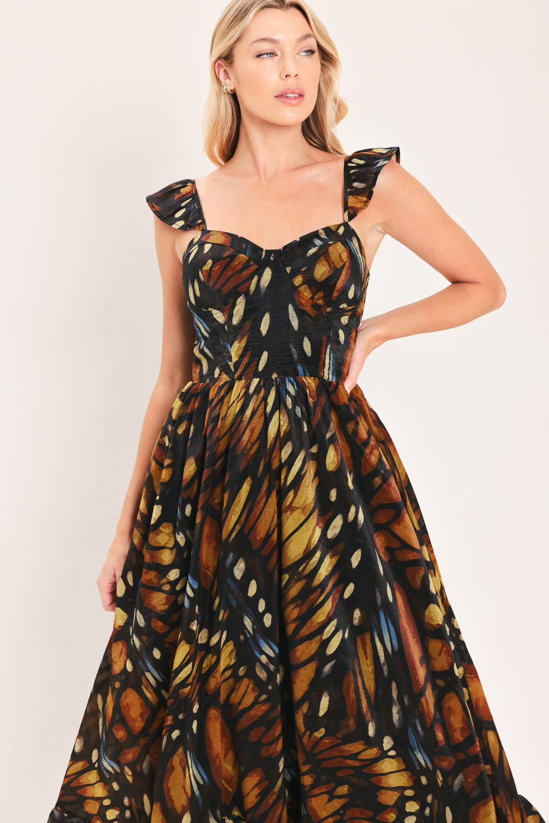 Emberwing Garden Gown Woven Maxi Dress from KADOU Boutique