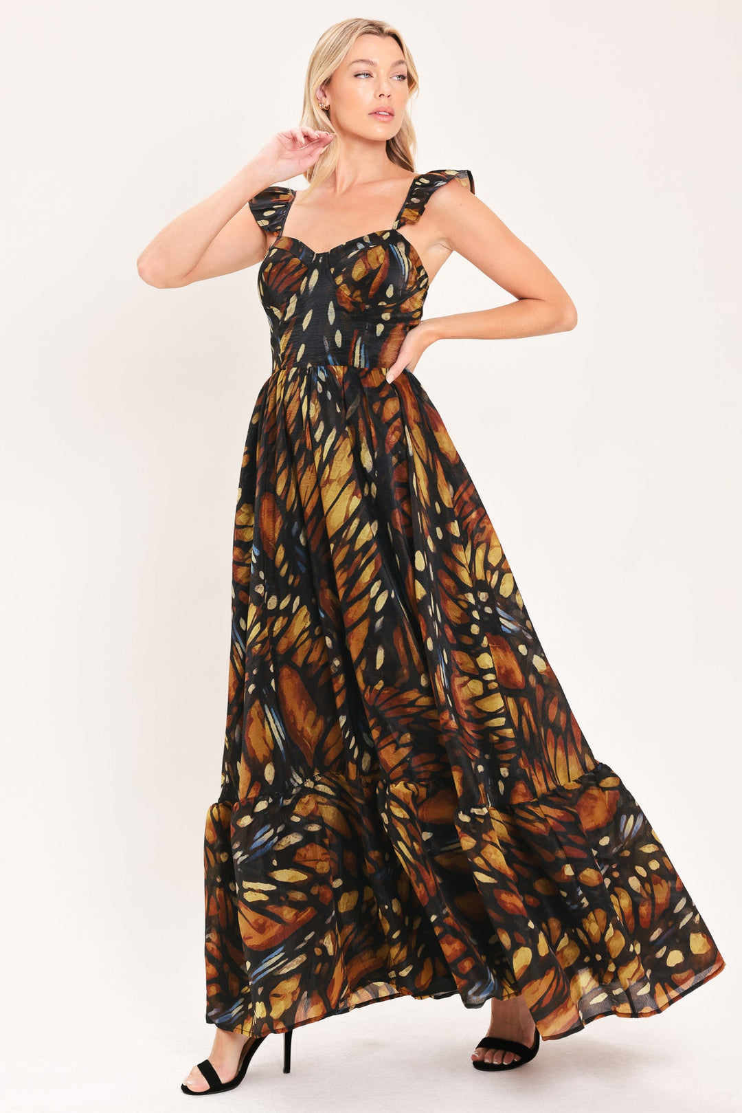 Emberwing Garden Gown Woven Maxi Dress from KADOU Boutique