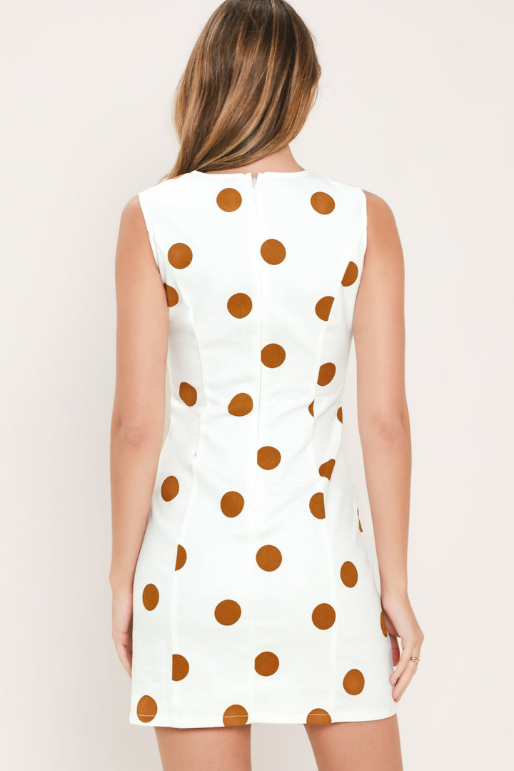 SUGAR SPOT SWEETHEART WOVEN MINI DRESS