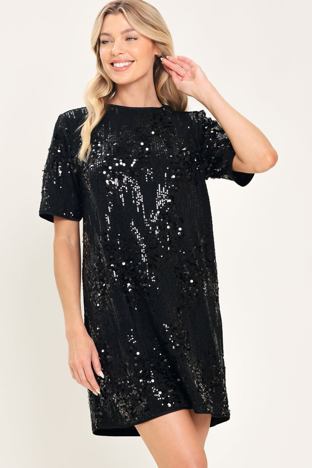 NOIR &amp; IVORY BLACK/CREAM STATEMENT DRESS