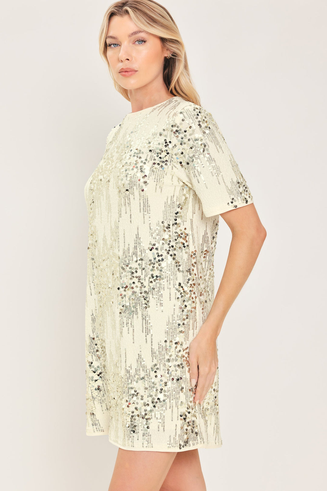 NOIR &amp; IVORY BLACK/CREAM STATEMENT DRESS