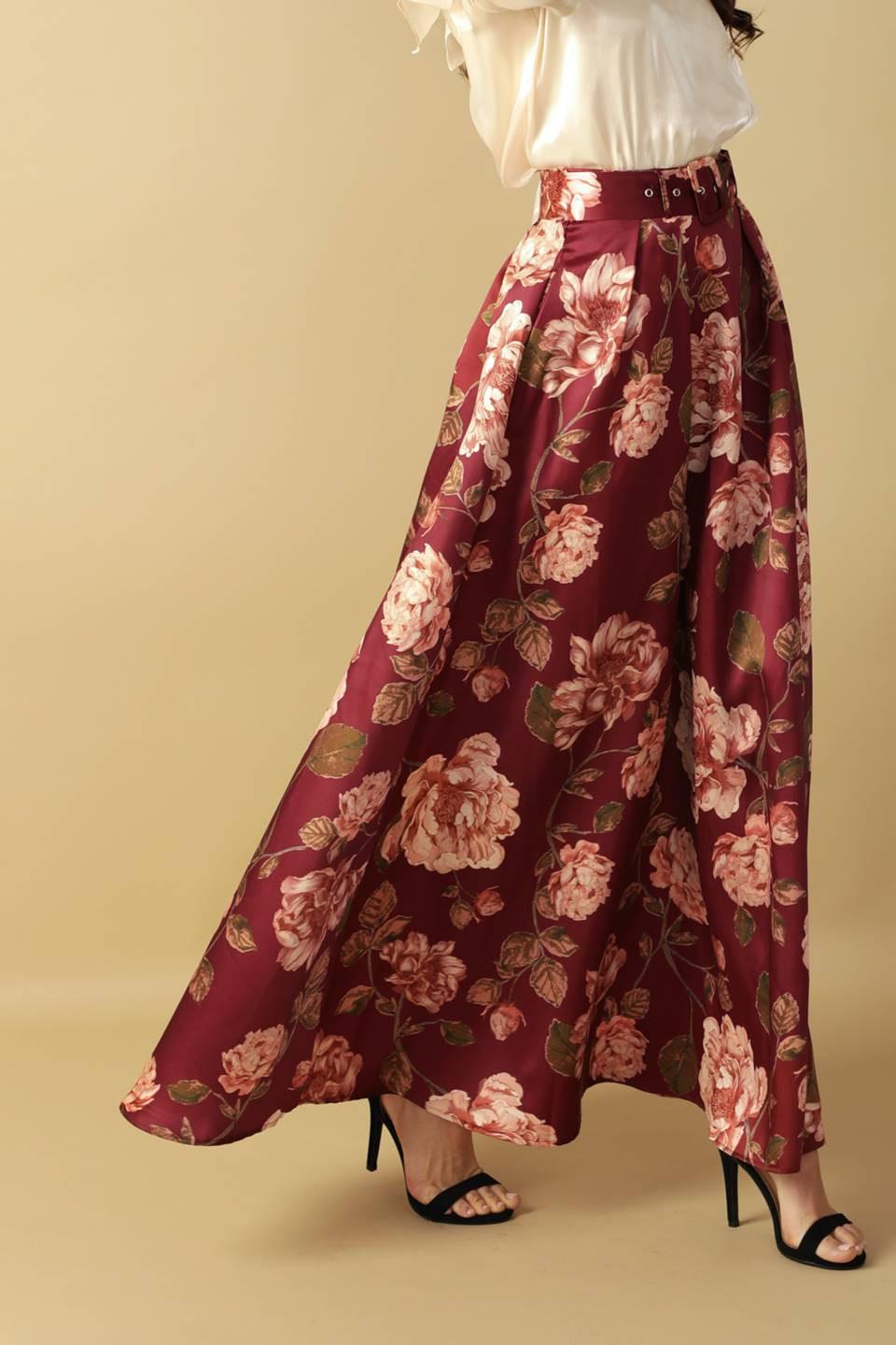 Cruise Control Woven Maxi Skirt from KADOU Boutique
