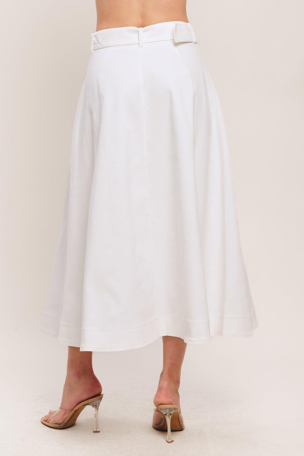 Easy Wear Western Woven Midi Skirt from KADOU Boutique
