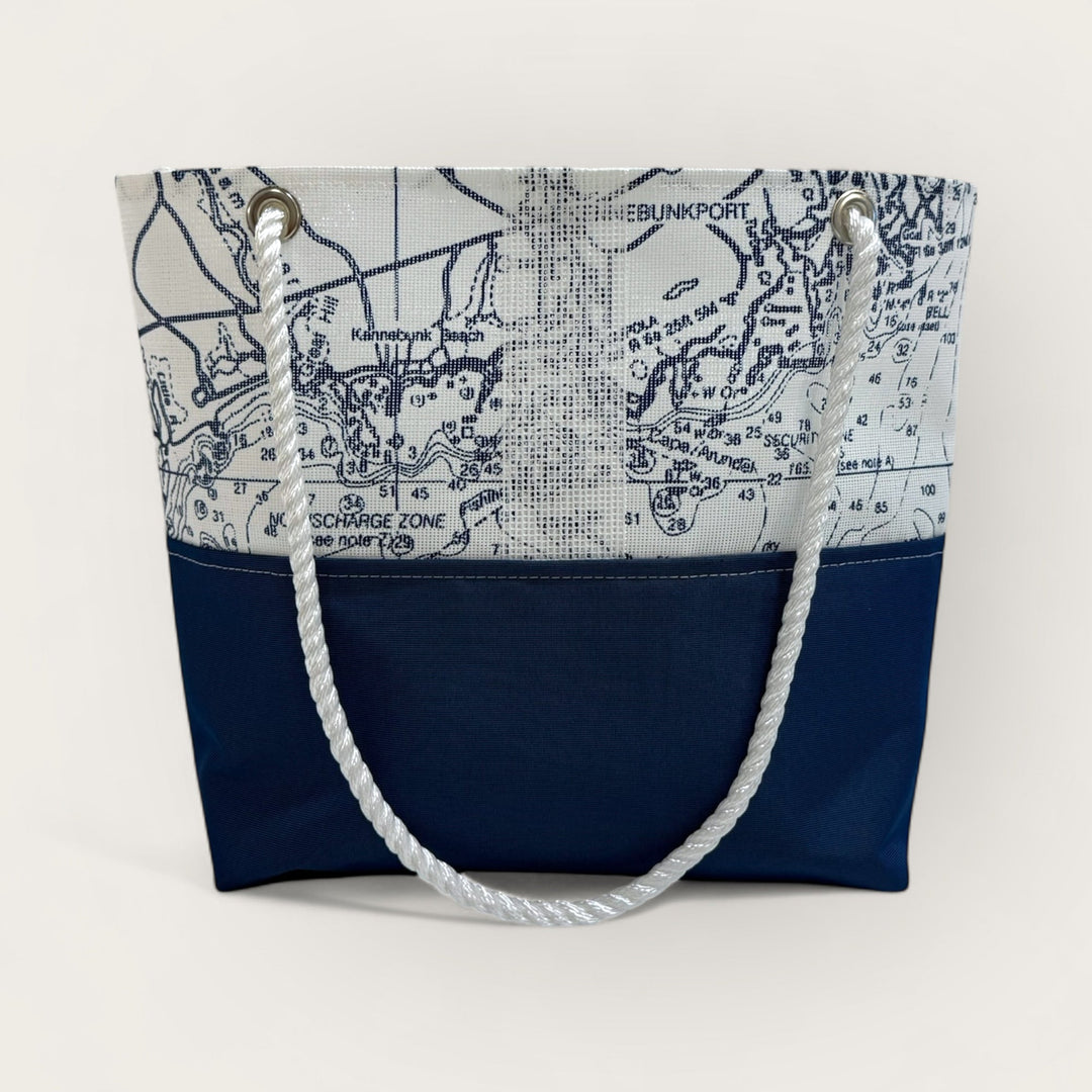 Kennebunkport Chart tote from KADOU Boutique