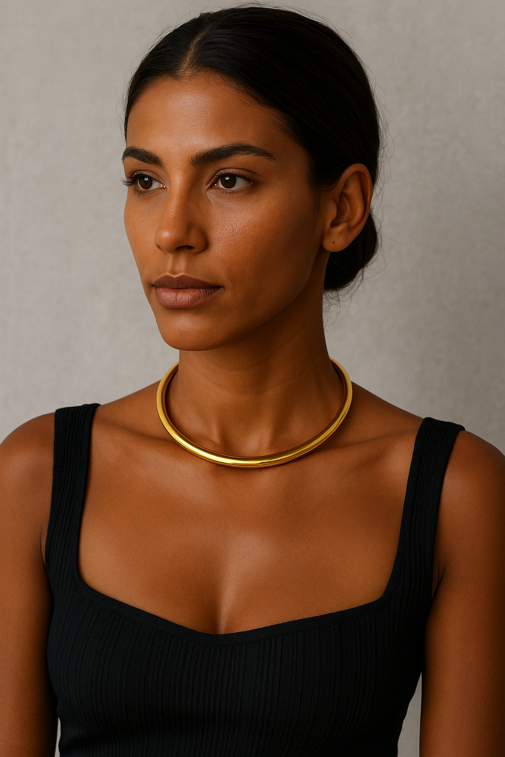 Azaria Cuff Necklace from KADOU Boutique