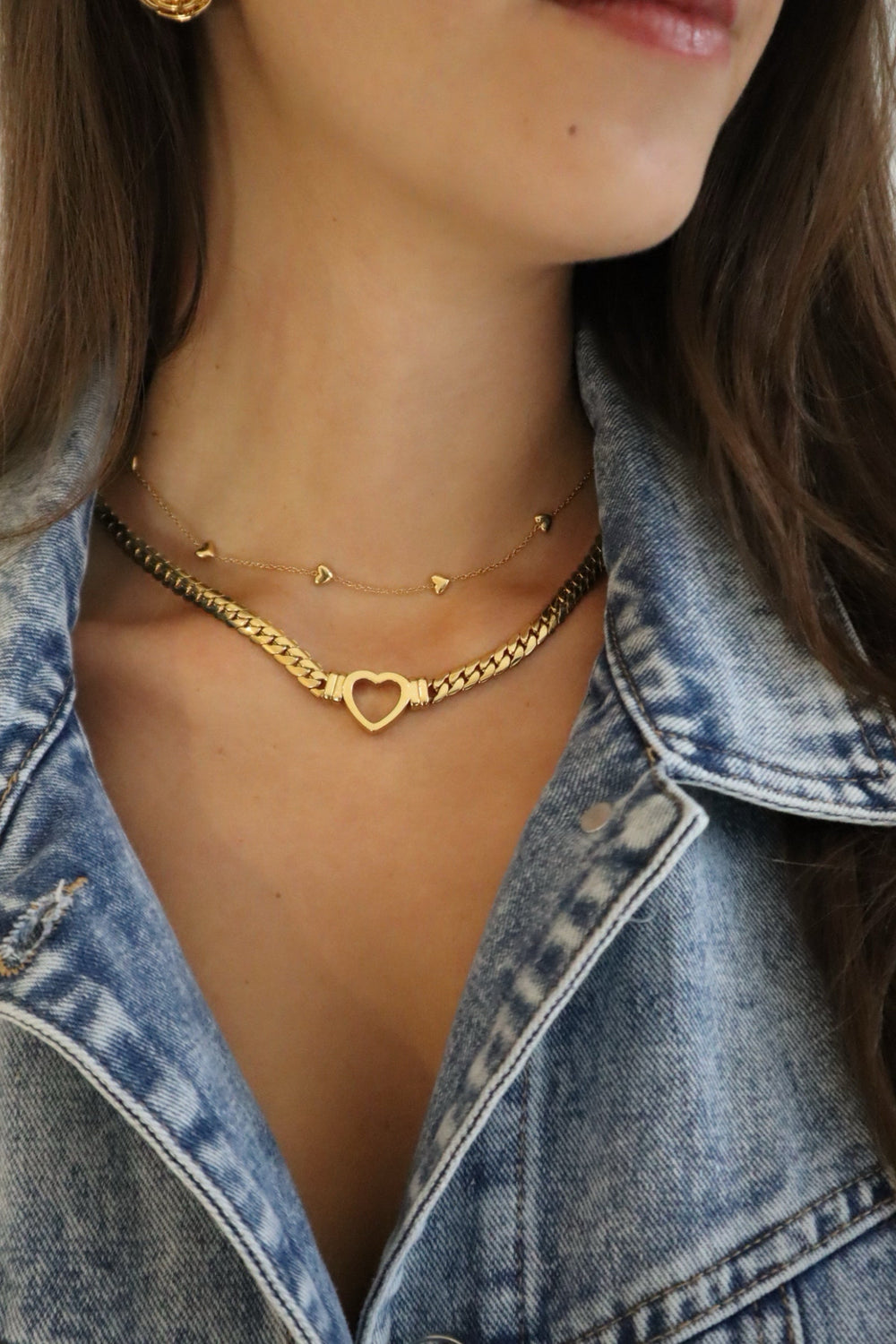 Esme Heart Necklace from KADOU Boutique