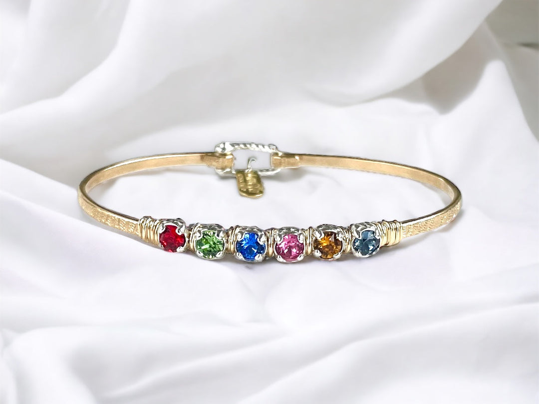 Custom Mothers Birthstone Bracelet Mid-Sized