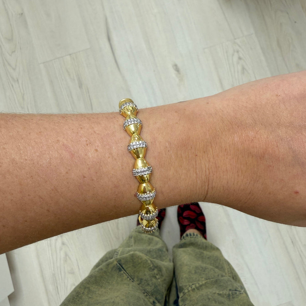 Sutton Pave Cuff from KADOU Boutique