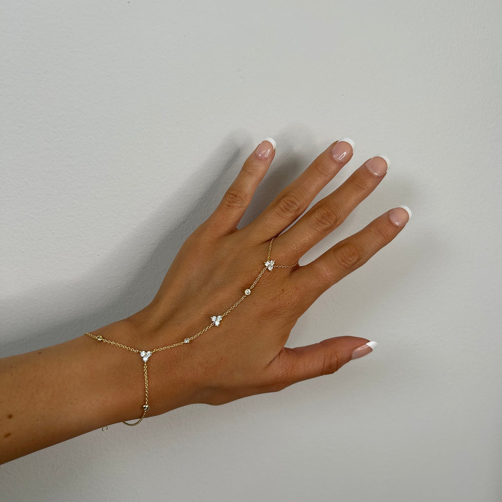 Kira Hand Chain Bracelet from KADOU Boutique