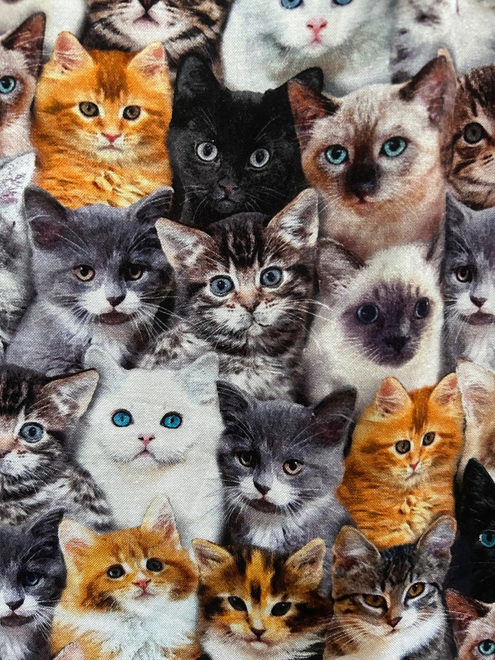 Realistic Cats Fit &amp; Flare Dress