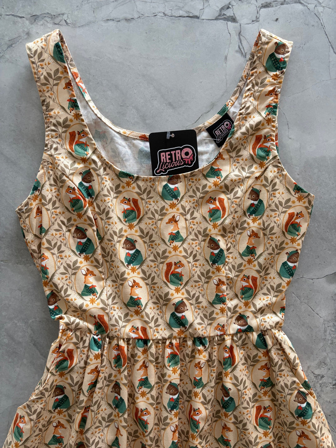 Woodland Scout Fit &amp; Flare Dress