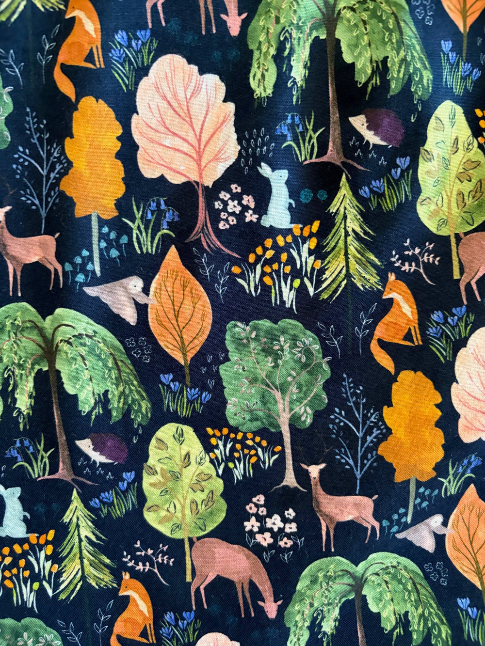 Woodland Vintage Dress in Navy from KADOU Boutique